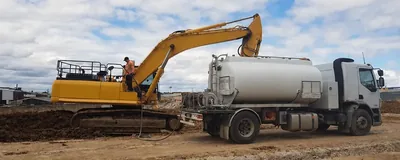 Gestão de combustível para obras, terraplanagem e construção civil